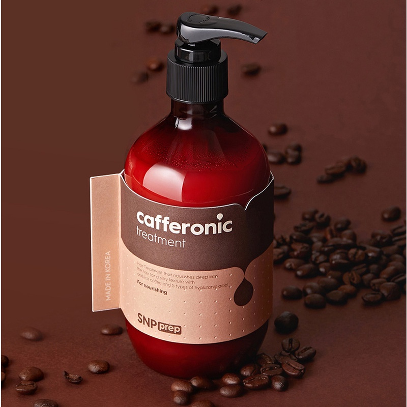 Dầu Xả Tóc Suông Mượt SNP Cafferonic Hair Treatment 310ml