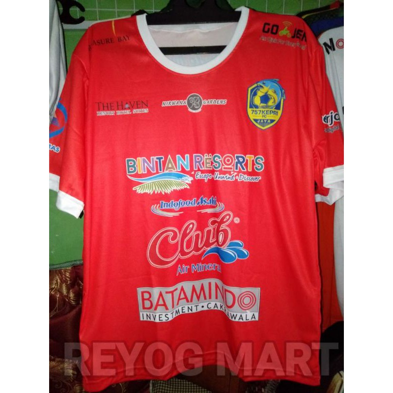 Áo Thun Thể Thao Jersey 757 Kepri Home 2019 Lega 2 Shopee Riau