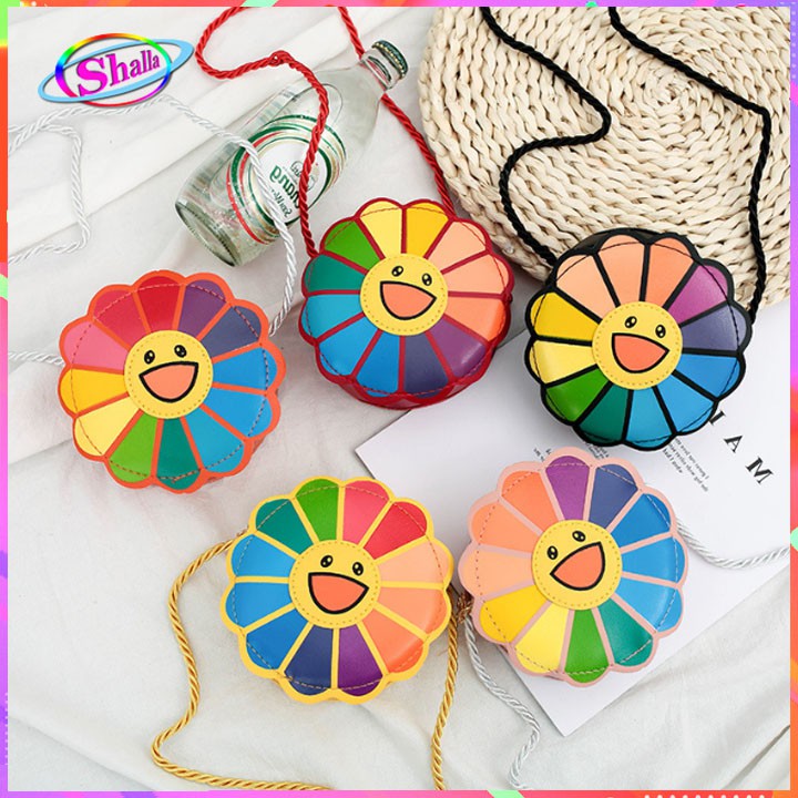 Túi đeo chéo thời trang cho bé và người lớn Hoa Daisy nhiều màu K391 Shalla