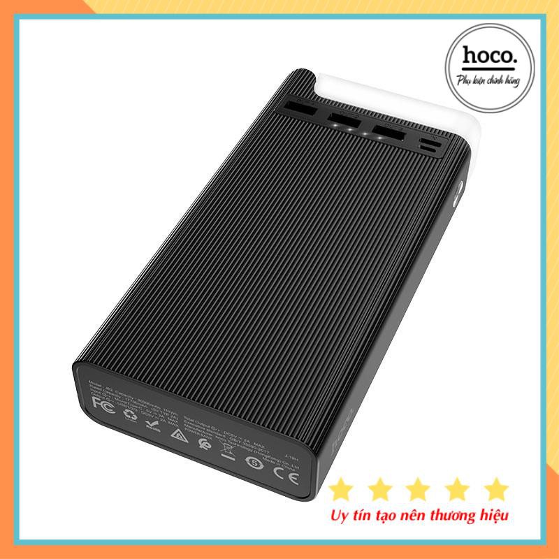 Pin Sạc Dự Phòng Hoco J62 30000Mah Tích Hợp Đèn Pin Siêu Sáng Chính Hãng - Bảo Hành 12 Tháng
