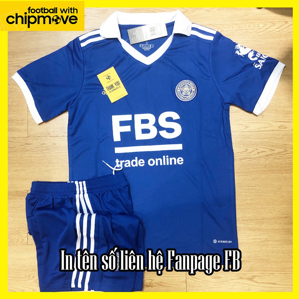 Bộ áo bóng đá Leicester Xanh Dương mùa mới sân nhà Thái cao cấp