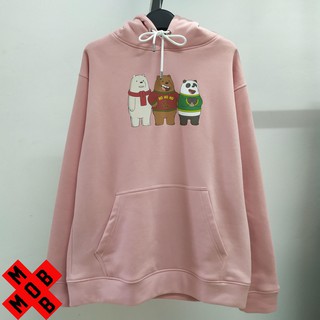 Áo Hoodie Nữ Nam Form Rộng Chúng Tôi Đơn Giản Là Gấu