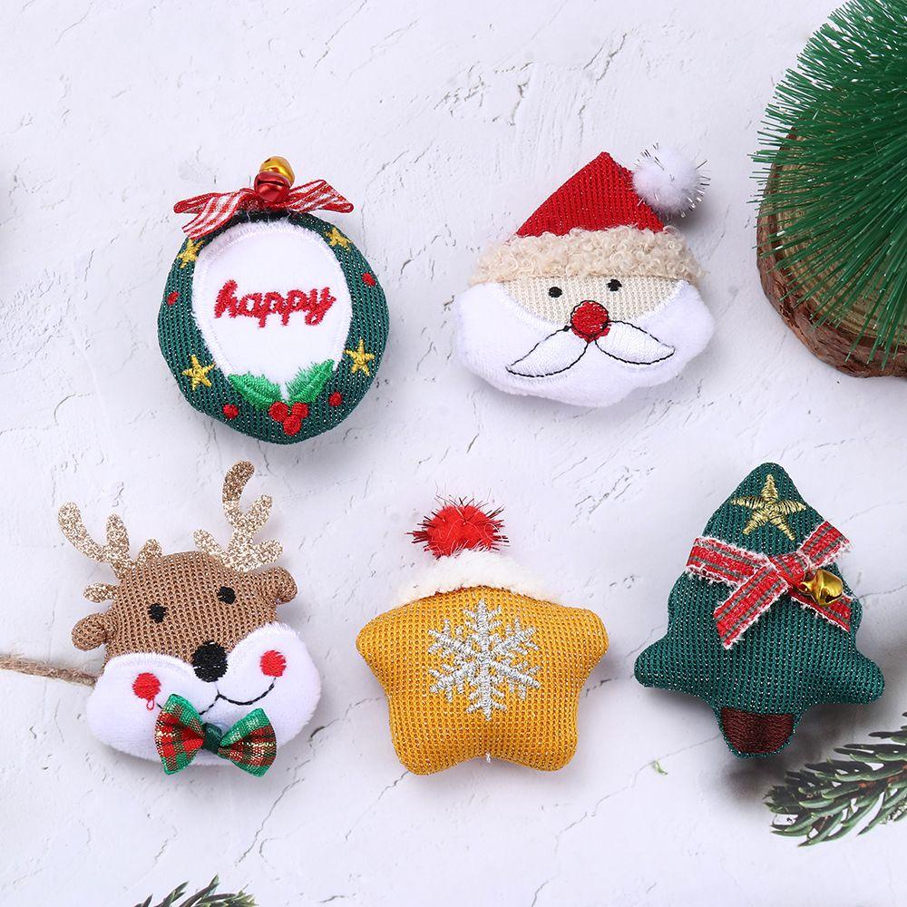 WTTLE Kẹp Tóc Hình Ngôi Sao Dễ Thương Bằng Vải / Vải DIY