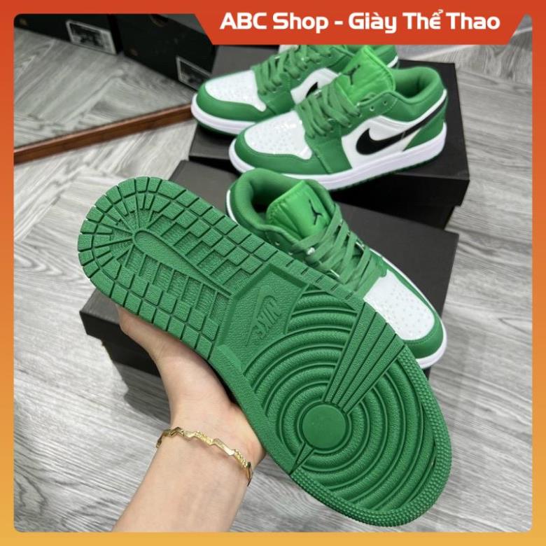 GIÀY THỂ THAO JD XANH LÁ TRẮNG THẤP CỔ 11 FULL BOX, GIẦY JD1 LOW HÓT TREND
