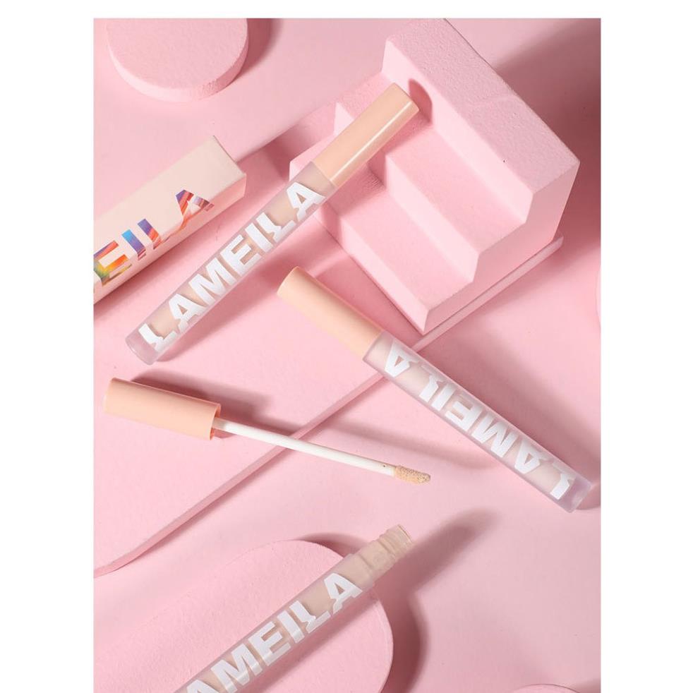 Kem che khuyết điểm mịn lì hợp mọi tông da kiểm soát dầu Lameila Concealer The Saem Cover Perfection - Glow Vietnam