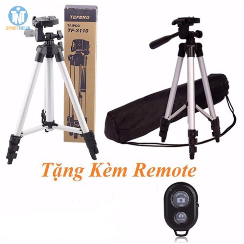 Đế Chụp Hình Tripod TF-3110 có Remote, hàng đẹp Smarttnt.vn