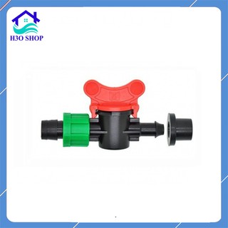 Van khóa khởi thủy ống nhỏ giọt 16mm kèm ron cao su, sử dụng cho hệ thống tưới nhỏ giọt