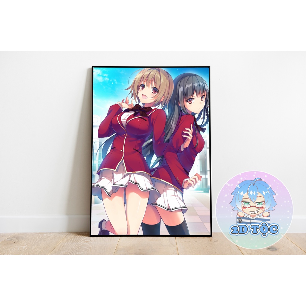 TRANH POSTER A3 HORIKITA SUZUNE (2) ANIME MANGA CHÀO MỪNG ĐẾN LỚP HỌC ĐỀ CAO THỰC LỰC CHẤT LIỆU GIẤY CAO CẤP-2D TỘC SHOP
