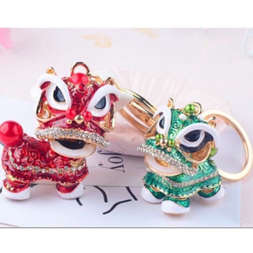 Móc treo chìa khóa ô tô xe máy hình Kỳ Lân