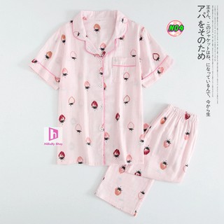 Pijama Thô Đũi Mặc Hè Cực Mát