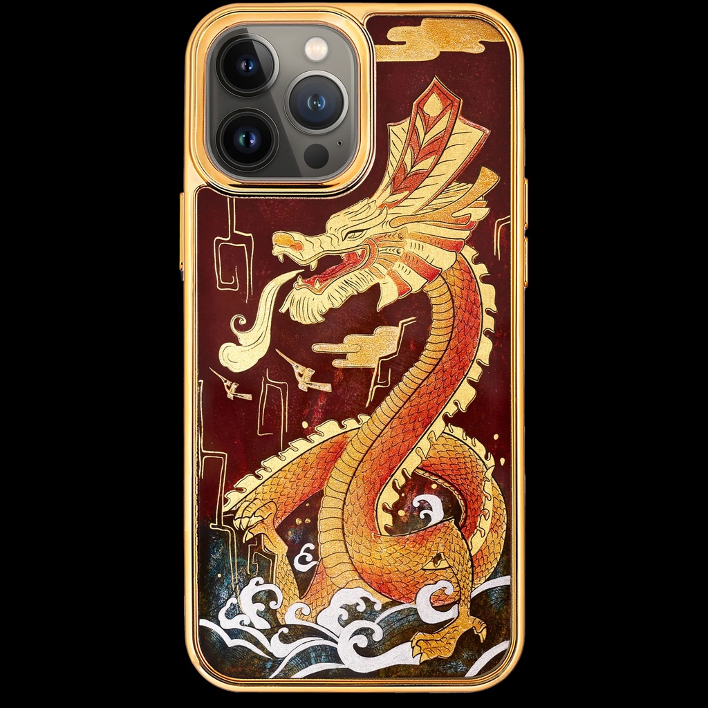 Ốp điện thoại cho iPhone 13 Pro / 13 Pro Max mẫu Lạc Long Quân thương hiệu La Sonmai