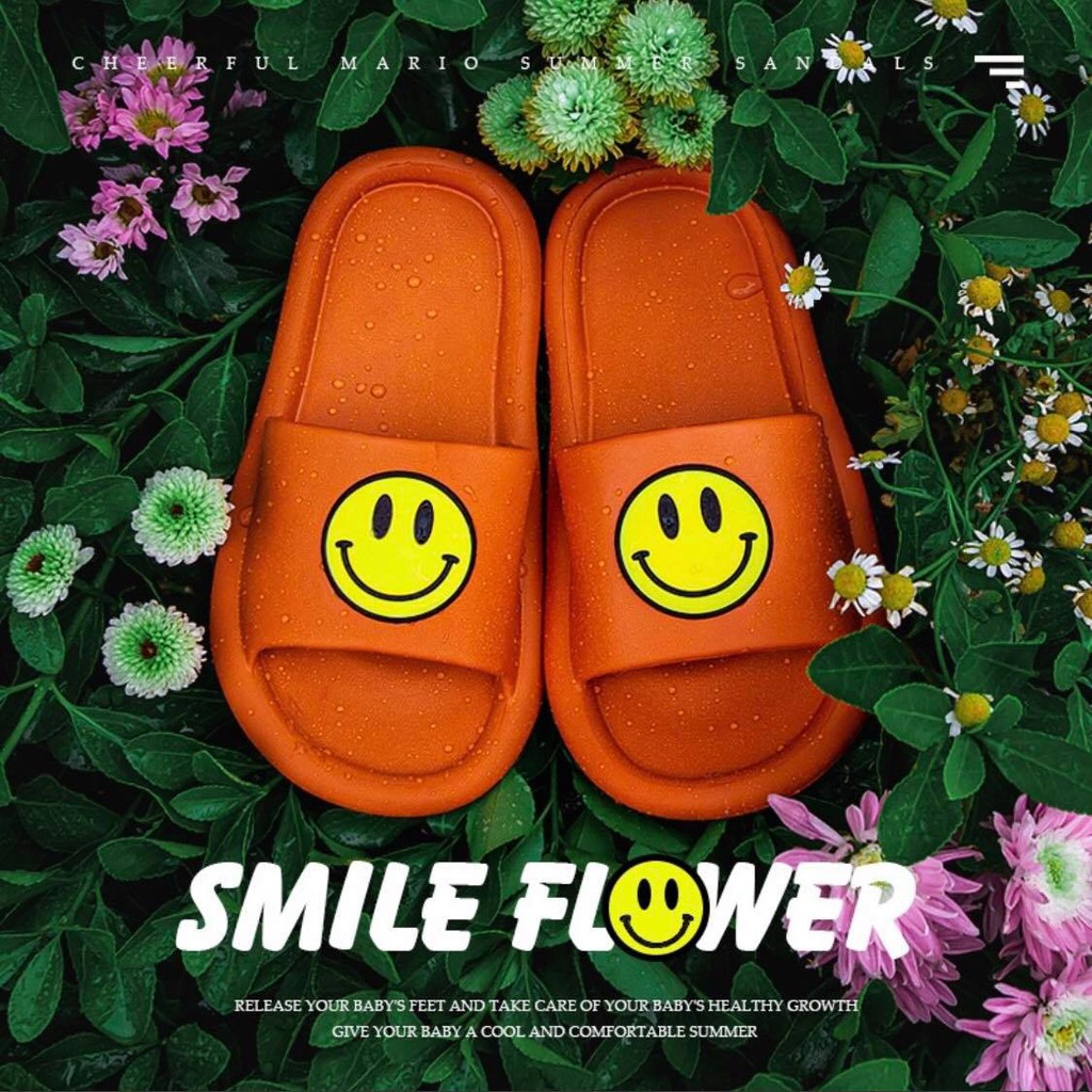 Dép lê mặt cười Cheerful Mario