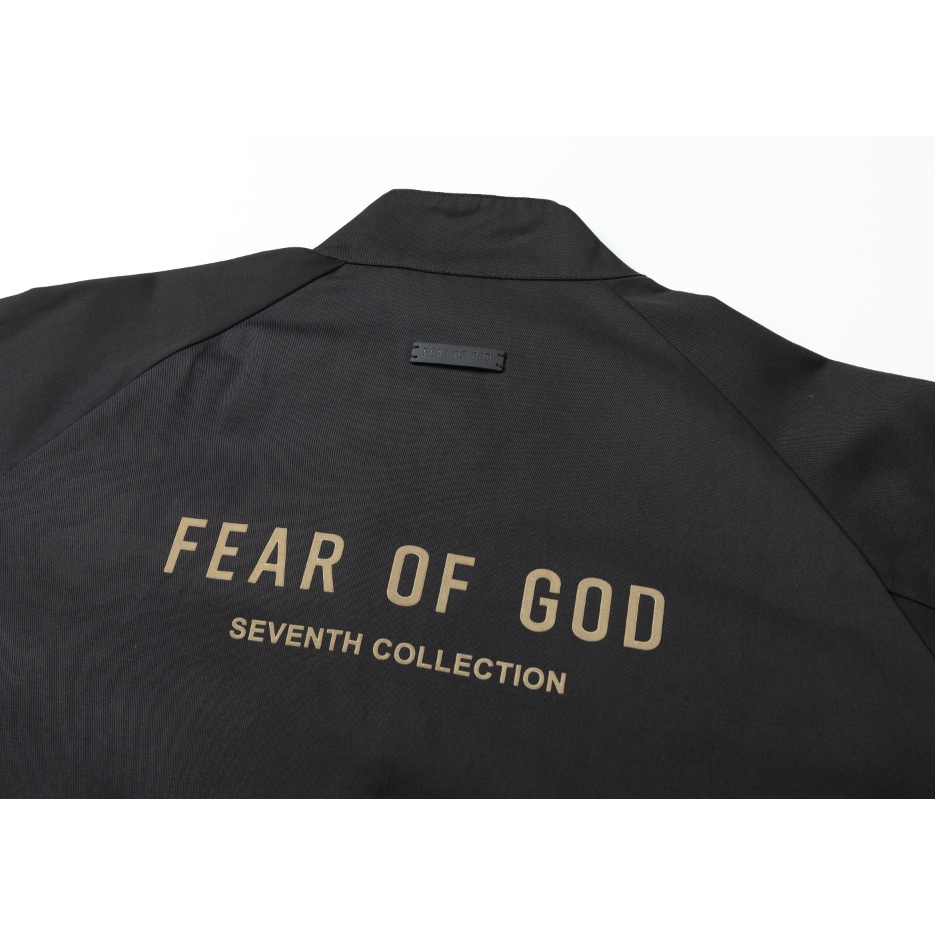 Hàng Spot! Áo Khoác Cổ Đứng In Chữ FOG FEAR OF GOD Season 7 Mainline Cá Tính Cho Nam