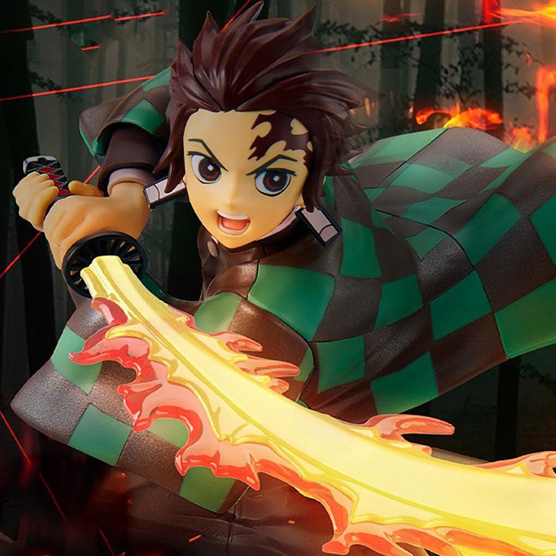 Mô Hình Demon Slayer Tanjiro Thanh Gươm Diệt Quỷ Kimetsu No Yaiba cao 21cm Làm Bằng Nhựa Pvc Cao Cấp