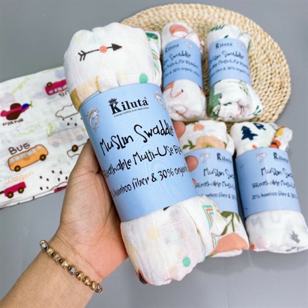 Khăn  aden 100% sợi tre  Kilutacao cấp siêu mềm mịn