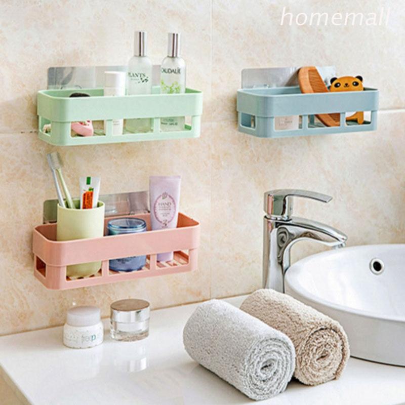 Rổ Nhựa Đựng Đồ Dùng Nhà Bếp / Nhà Tắm Gắn Tường Tiện Dụng