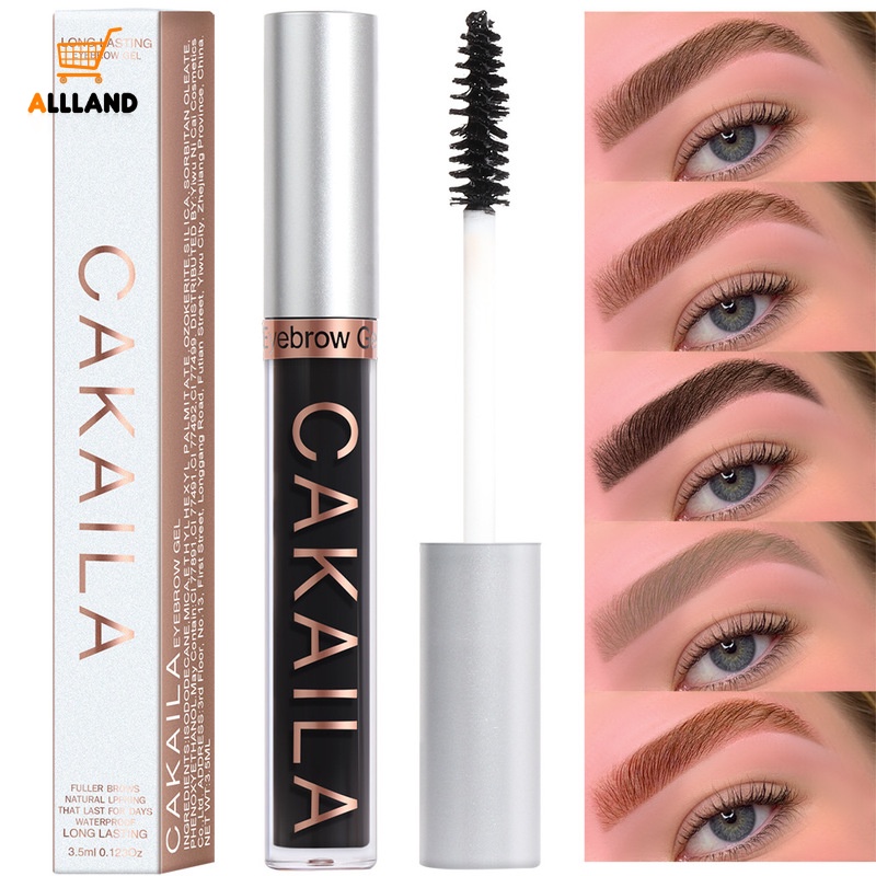 Kem Trang Điểm Lông Mày 5 Màu Tự Nhiên Lâu Trôi Chống Thấm Nước Không Phai Màu