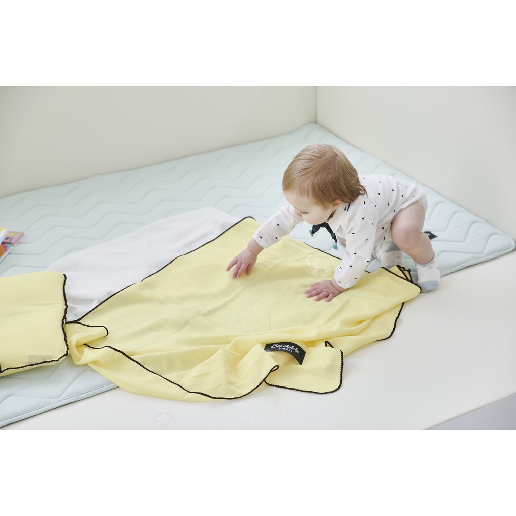 Chăn/ Mền Hè Muslin  mỏng nhẹ thoáng mát cho bé nhập khẩu Bonitabebe HQ