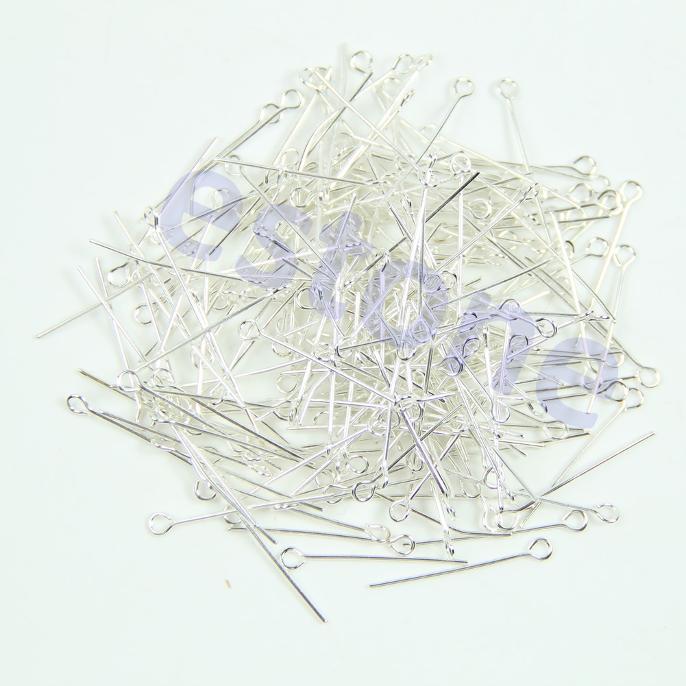 Túi 220 kim ghim đầu tròn mạ màu 24mm dùng làm trang sức thủ công mới