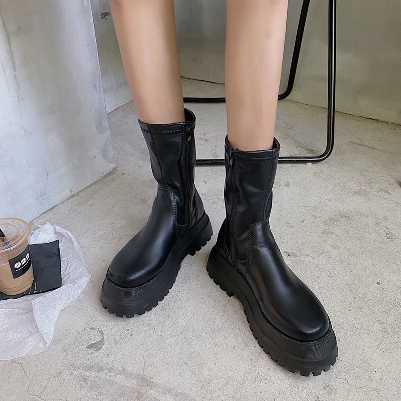 BOOTS da cao cổ đế cao 5,5cm