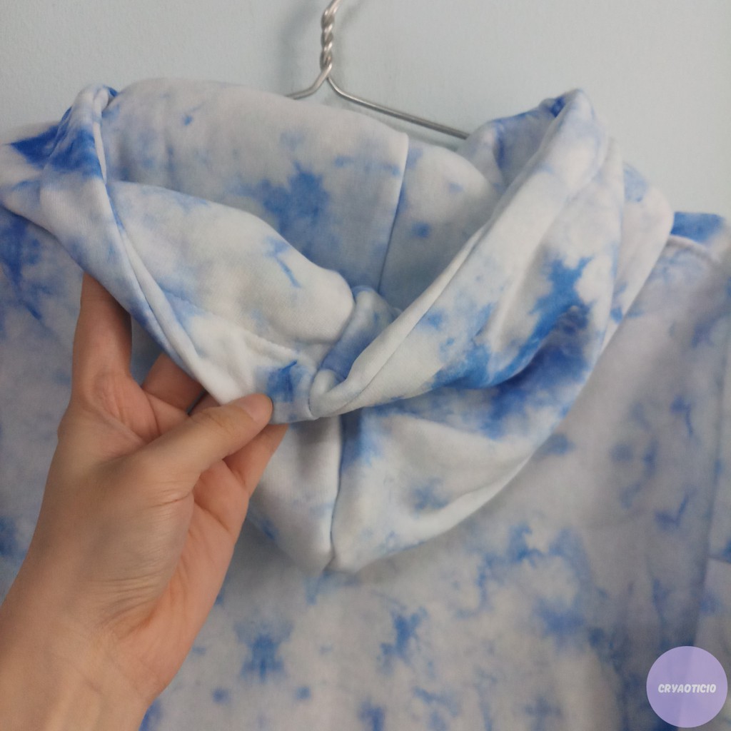 Áo khoác hoodie zip loang màu tie dye siêu hot trend ulzzang unisex