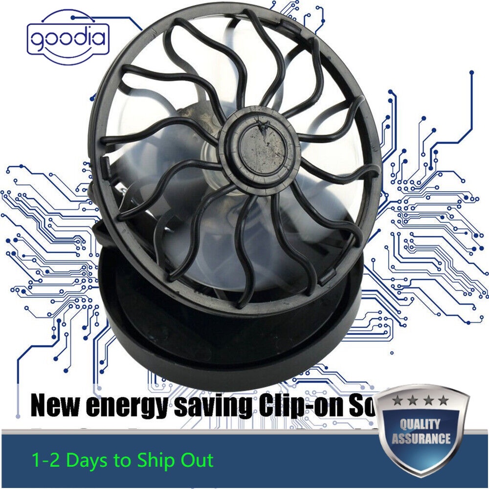 Quạt Năng Lượng Mặt Trời mini Di Động Tiện Dụng Cho Đi Câu Cá