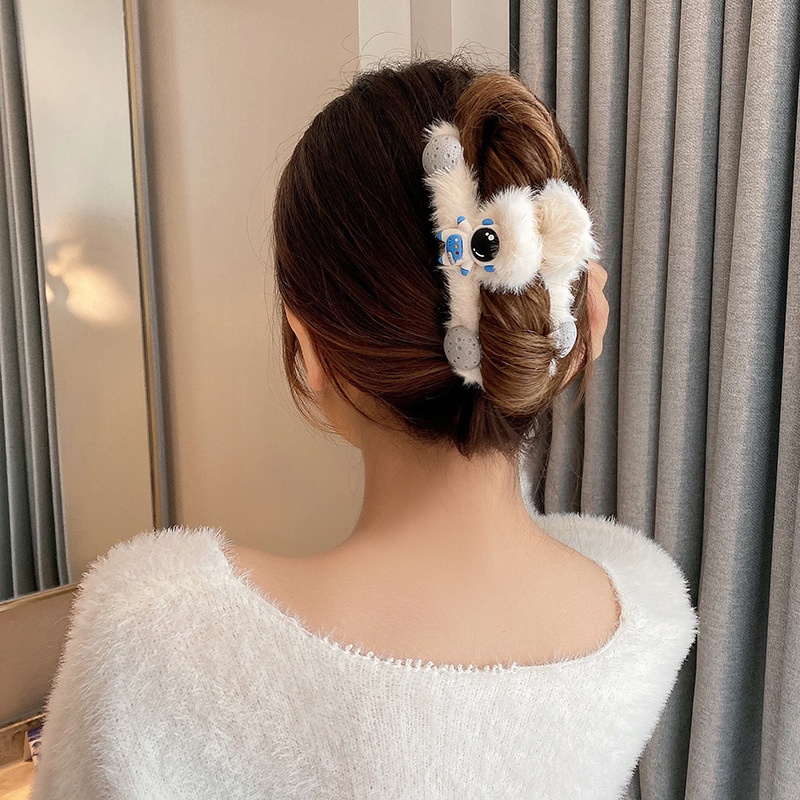 Dễ Thương Kẹp Tóc Hình Cá Mập Nhồi Bông Đáng Yêu