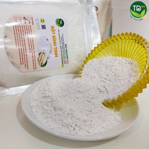 Bột Bình Tinh (Bột Mình Tinh, bột củ dong) nguyên chất 100%, bột làm bánh thuẫn miền trung,bột làm đẹp trắng da 500g/1kg