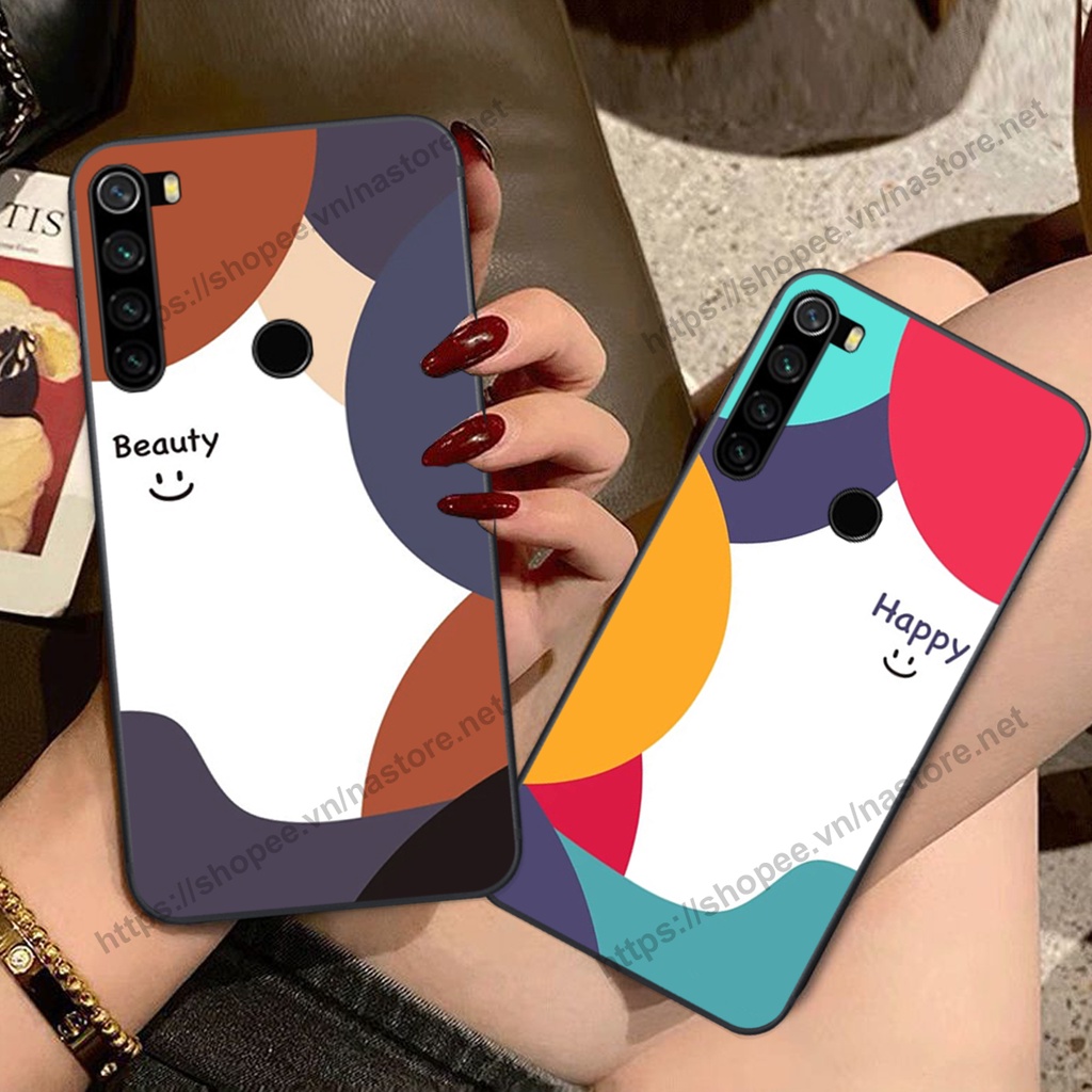 Ốp lưng Xiaomi Redmi Note 8 / Note 8 Pro mặt cười, họa tiết caro đơn giản đẹp cute