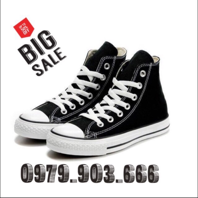 Giày classic cao cổ nam nữ đủ size(tặng tấ