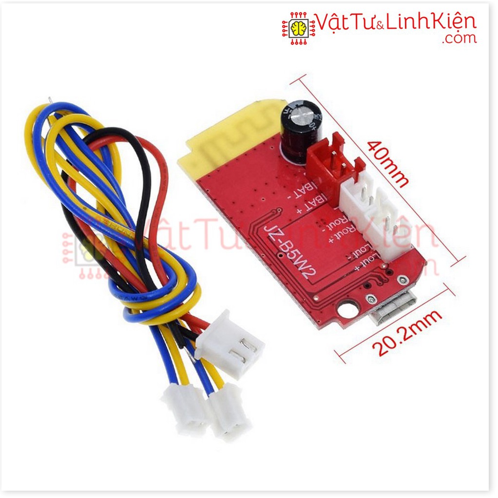 Mạch DIY loa Bluetooth hai kênh DC 3.7V Micro USB 5V 5W