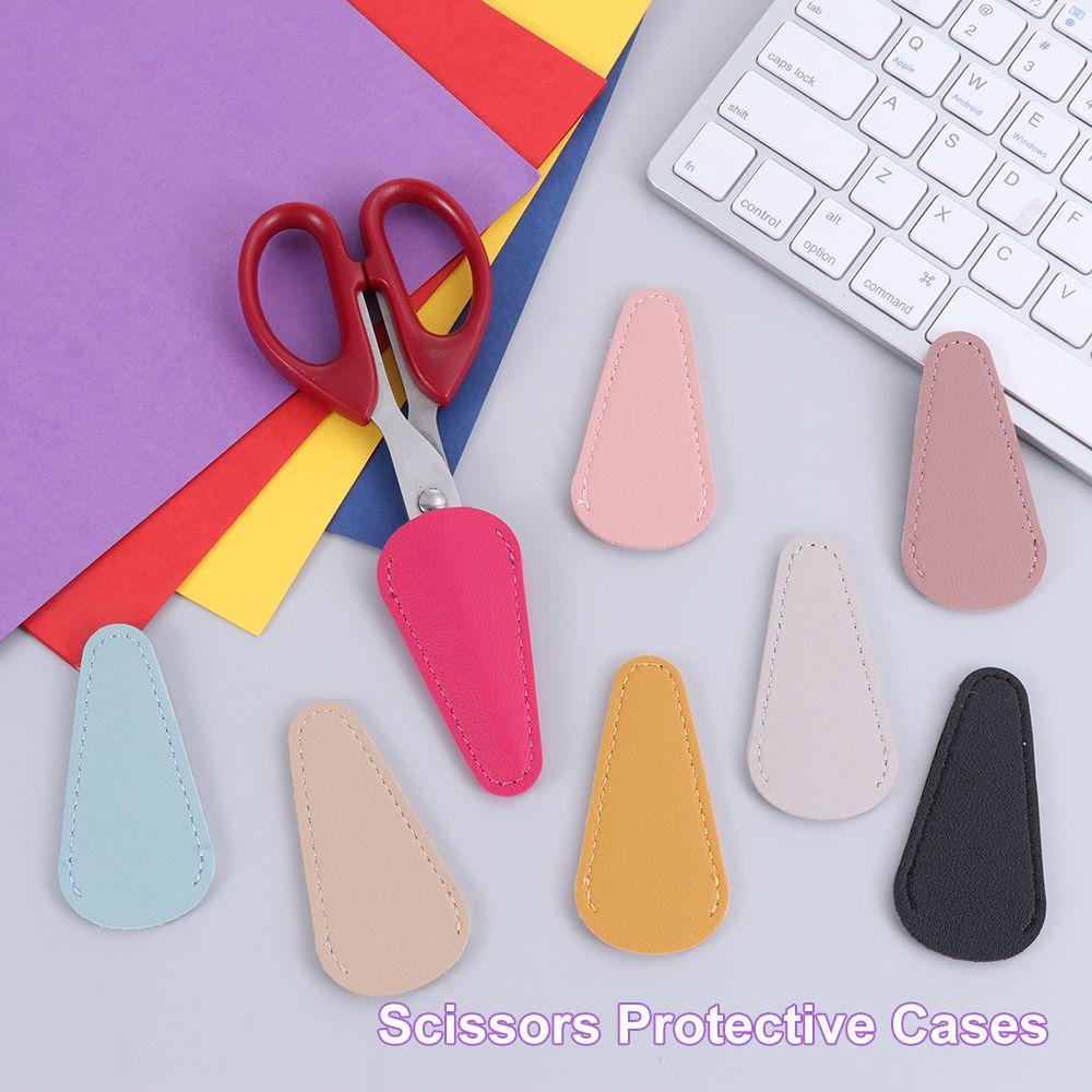 Vỏ Bọc Bảo Vệ Kéo Cắt Thêu DIY Bằng Da PU