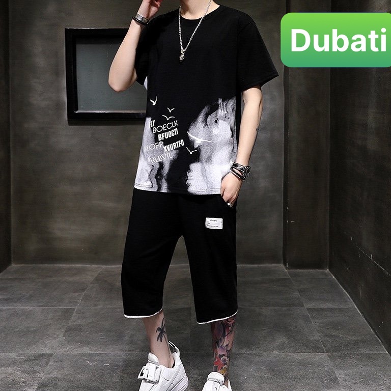 BỘ THỂ THAO NAM BẦY LOANG CHIM, ĐỒ BỘ QUẦN ÁO MÙA HÈ CỘC TAY VẢI SÀNH ĐIỆU NEW- DUBATI FASHION