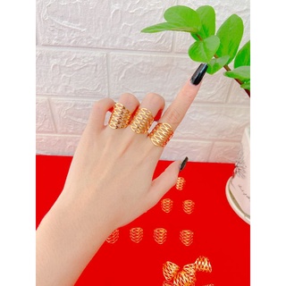 Nhẫn lưới vàng 6k