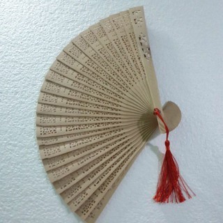Quạt xếp gỗ loại 2- phụ kiện tập múa hát giá rẻ