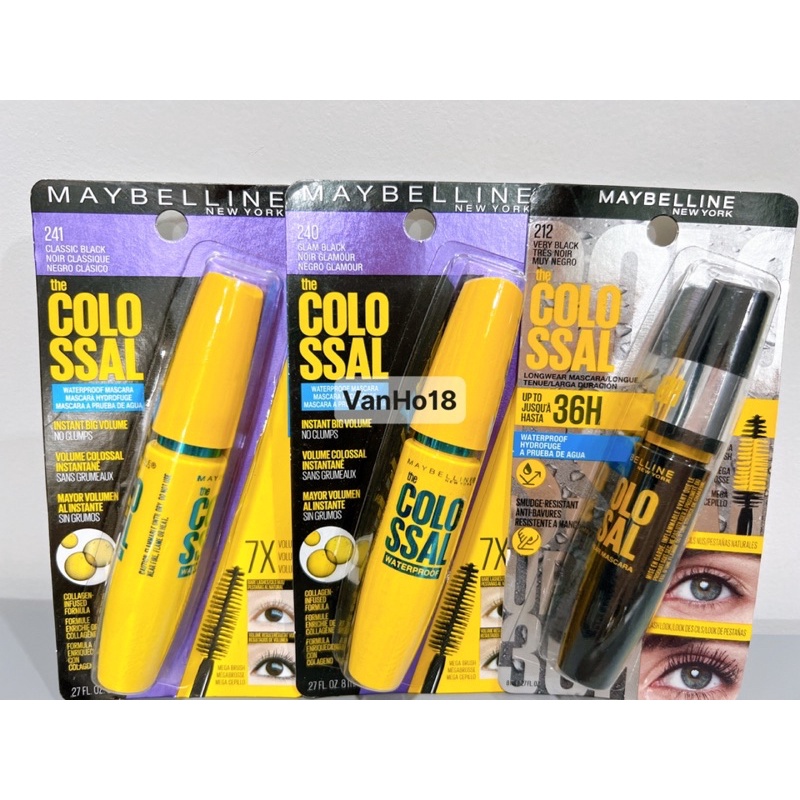 MASCARA THE COLOSSAL (7X - 36H) MAYBELLINE NEW YORK