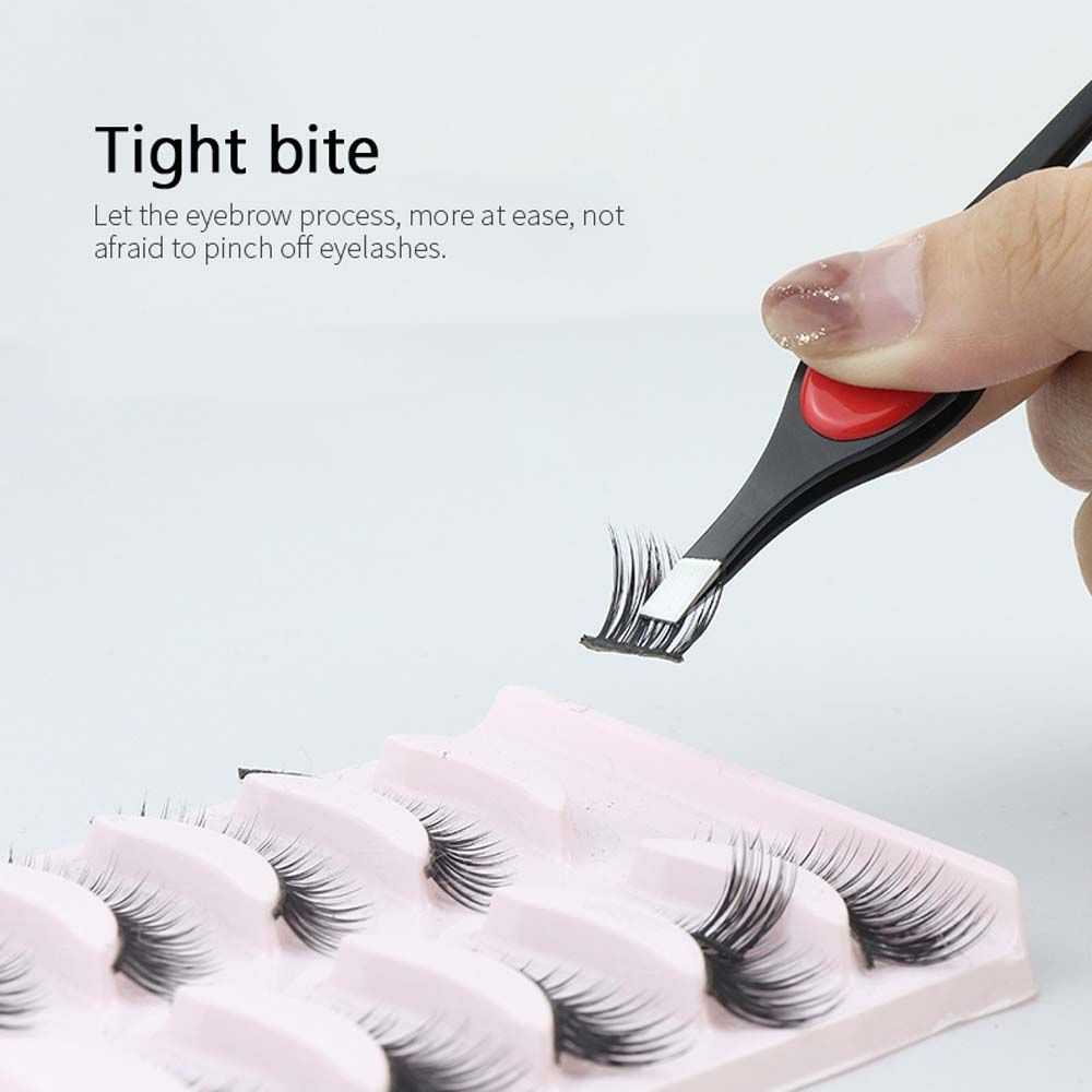 Nhíp tỉa lông mày bằng thép không gỉ tay cầm bằng cao su chống trượt siêu bền tiện dụng