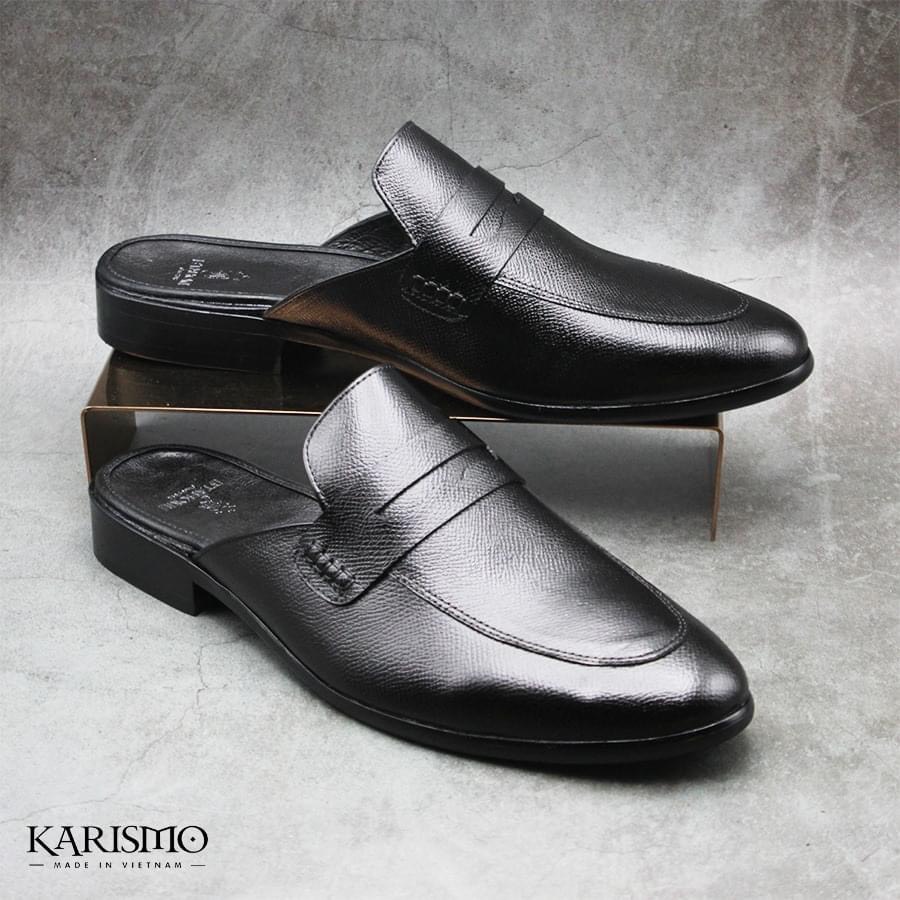 Giày sục công sở nam - Da bò cao cấp 100% - hàng big size 44-46