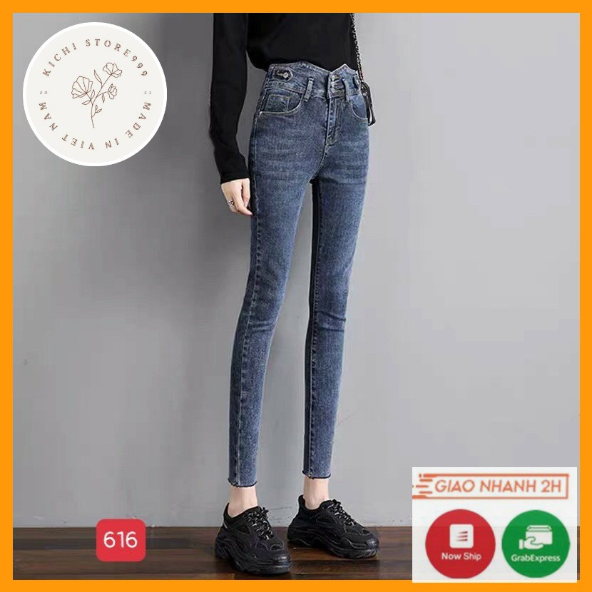 Quần jeans mẫu mới tuyệt đẹp đã về với Kichistore, Quần bò nữ dành cho các bạn từ 40-60kg M616