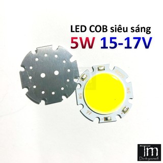 Bóng đèn led cob 5w 15-17v luxenon siêu sáng