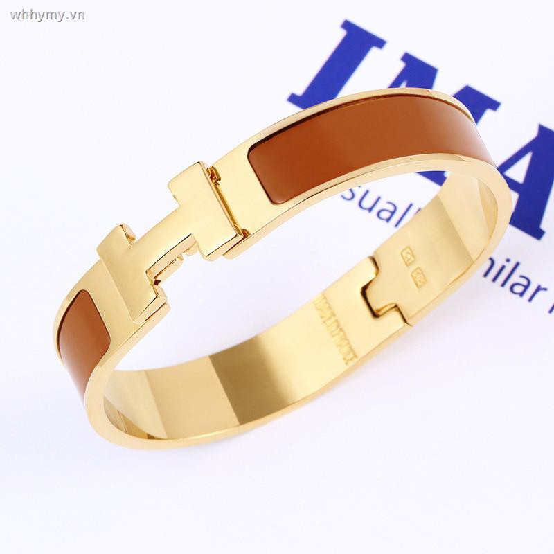 Vòng Tay Kim Loại Mặt Chữ H Thời Trang Cho Nữ | BigBuy360 - bigbuy360.vn