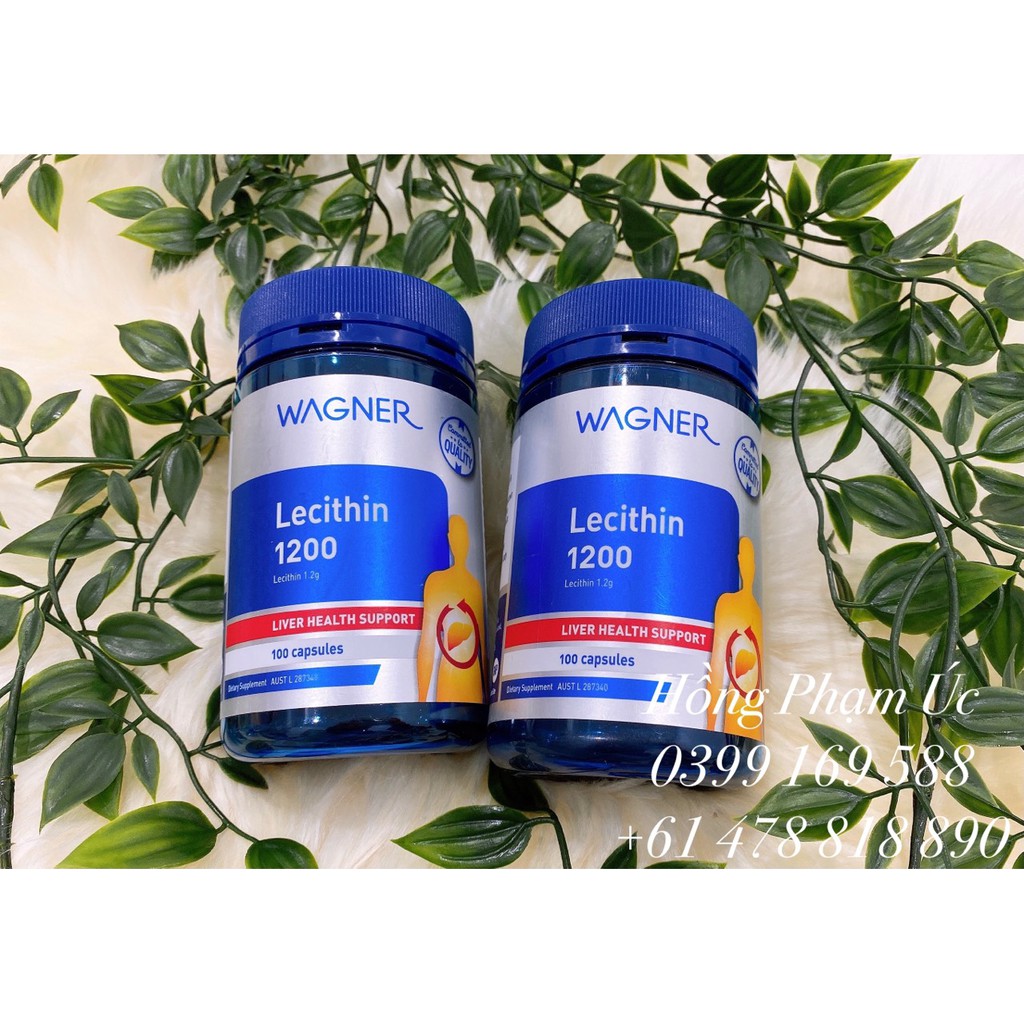 Wagner Lecithin 1200 100 Cápules - date 4/9/2023