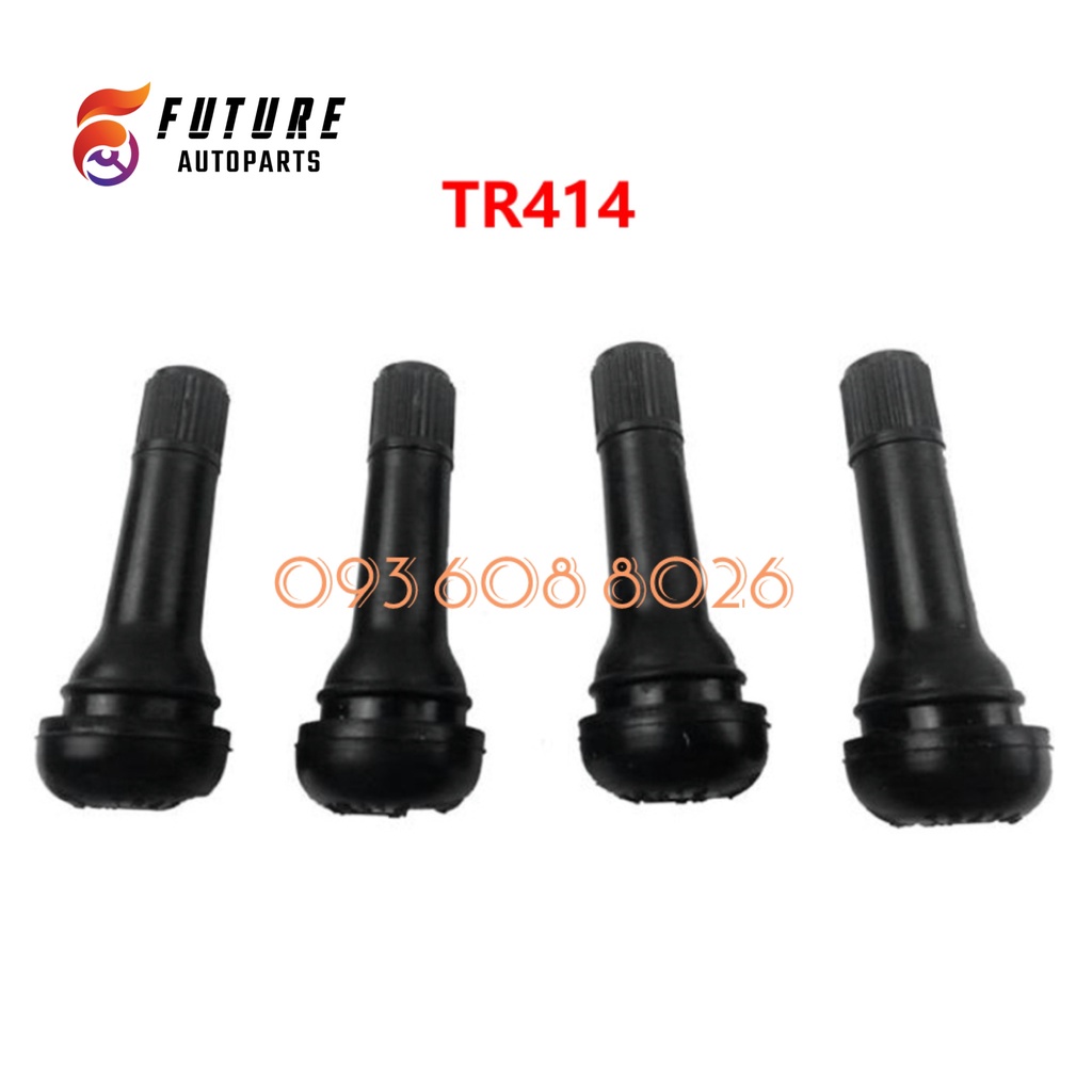 Gói 100 chiếc chân van cao su lõi đồng cho lốp không săm xe con, xe tải, xe máy  - Future Autoparts