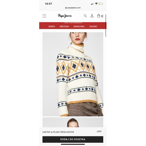 Áo len cao cổ hoạ tiết quả chám xuất dư xịn cho nữ | BigBuy360 - bigbuy360.vn