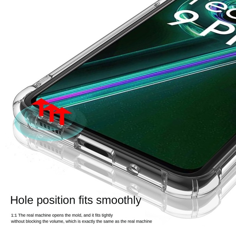 Ốp Điện Thoại Silicon Trong Suốt Chống Sốc Cho Realme 9 Pro Realme 9i 9 X50 Pro Plus C21Y C25Y C11 2021 C15 C35