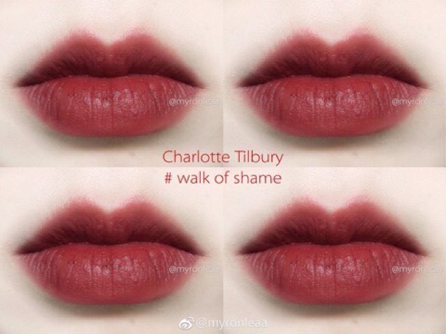 Charlotte Tilbury màu Walk Of Shame (son new + chính hãng + lỗi nhẹ do vận chuyển)