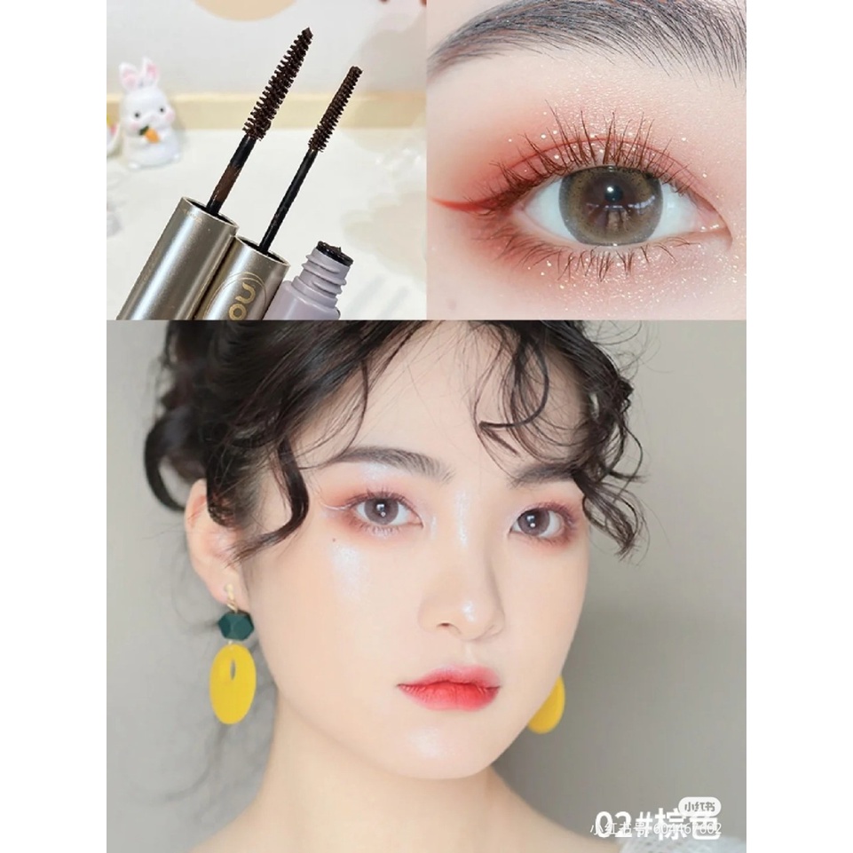 Chuốt Mi Mascara 2 Đầu Giúp Dài Cong Mi NOVO 5562