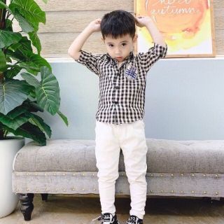 Sơ mi lụa cho bé 8-18kg