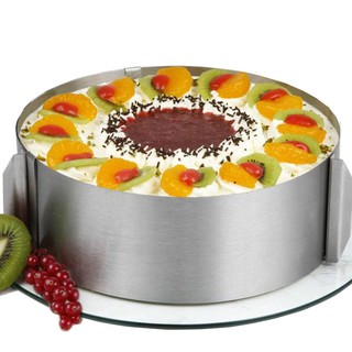 Khuôn ring mousse tròn thay đổi kích thước