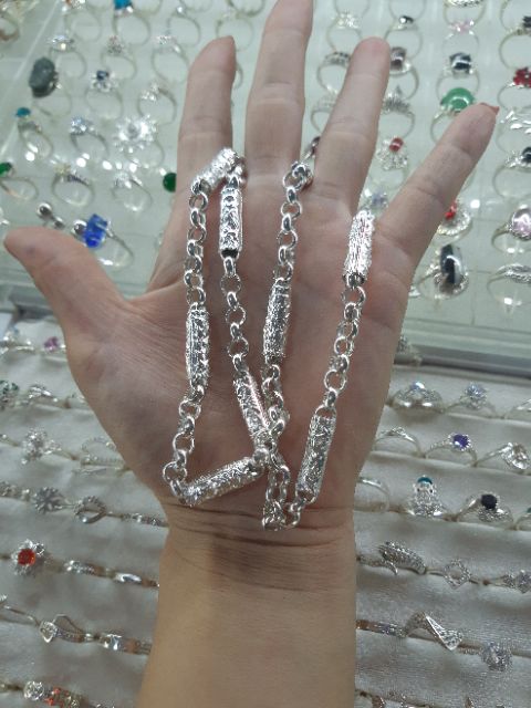 Dây chuyền bạc nam